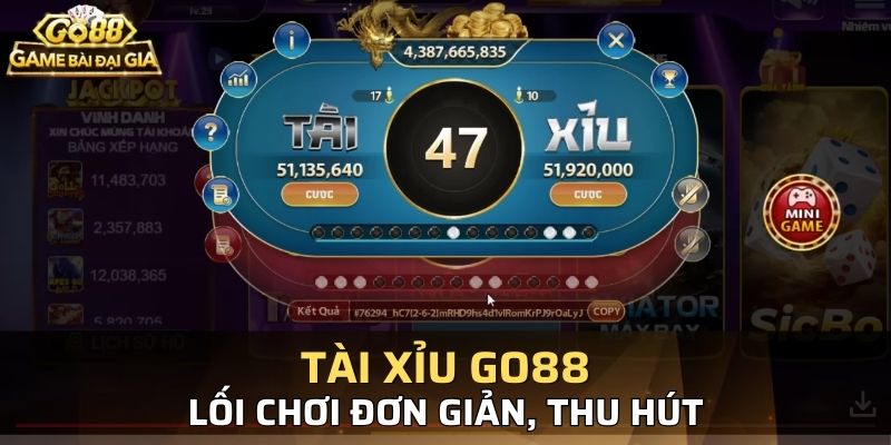 Game tài xỉu có lối chơi đơn giản, thu hút