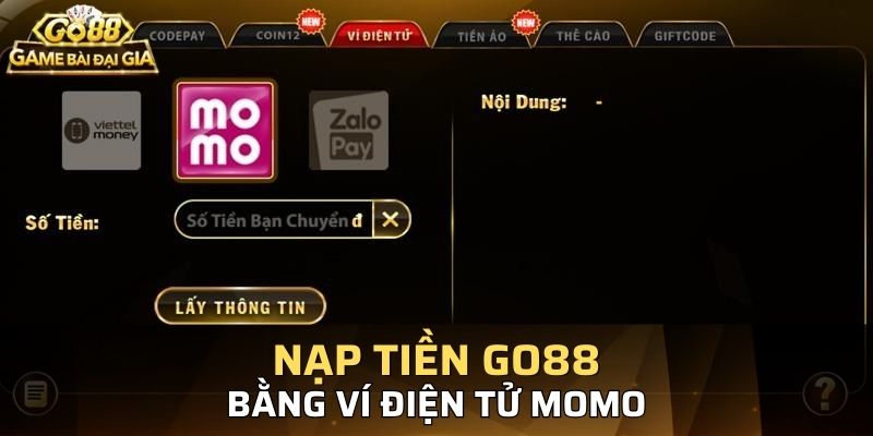 Bạn cũng có thể nạp tiền kubet88 bằng ví điện tử