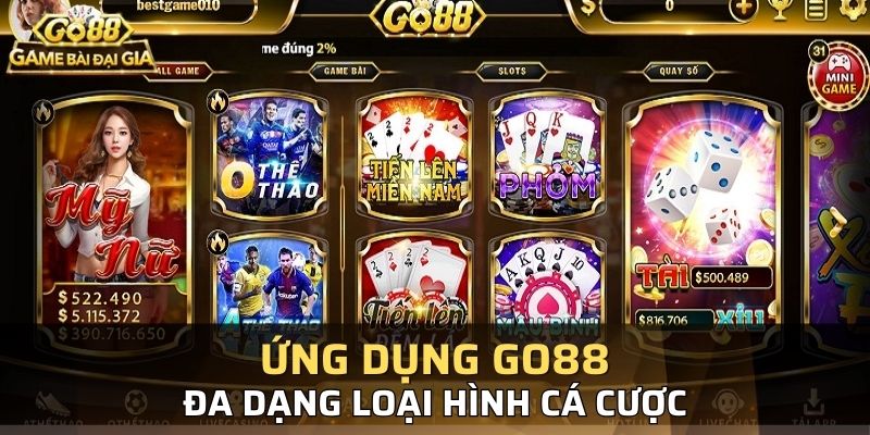 Kho sản phẩm cá cược trên kubet88 tha hồ cho người dùng lựa chọn